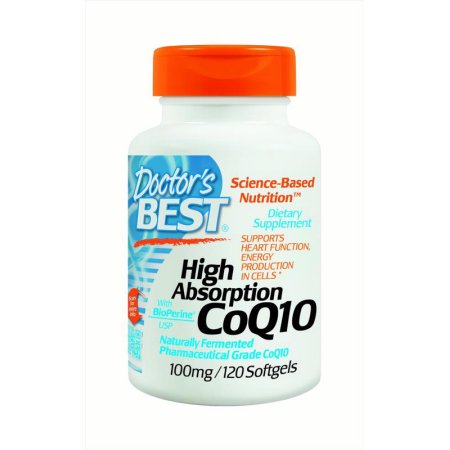 Doctor's Best de alta absorción de CoQ10 comprimidos de 100 mg, 120 Ct