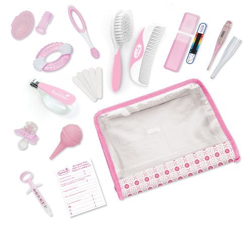 Verano infantil infantil cuidado Kit completo, color de rosa/blanco