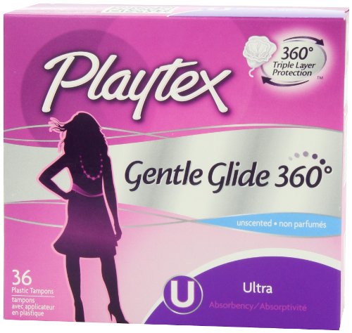 Playtex Gentle Glide tampones, sin perfume Ultra absorbencia, cuenta 36