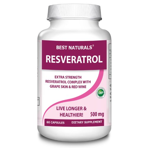 Mejor Naturals Resveratrol 500 mg 60 cápsulas