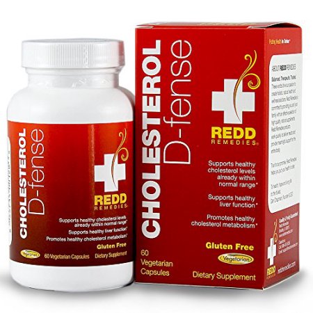 El colesterol Redd Remedies D-fensa - Apoya la salud cardiovascular - Promueve el metabolismo del colesterol saludable 