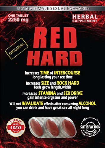 Rojo duro mejora masculina y Sexual realizar mejora 2250mg 1 tabletas Pack 3 - no hay dolor de cabeza!