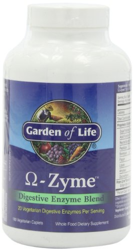 Jardín de la vida OmegaZyme, 180 cápsulas