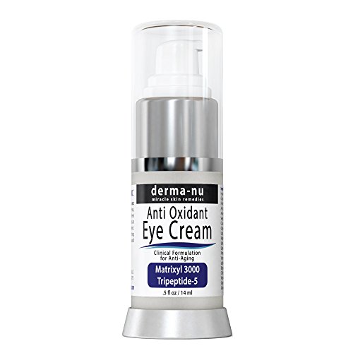 Anti Aging Eye Cream - mejor tratamiento por debajo de las arrugas de ojos, ojeras, patas de gallo y ojos hinchados ojos. Efectivamente, nutre la piel con Coq10, Matrixyl 3000, aminoácidos, péptidos y vitamina C - .5oz