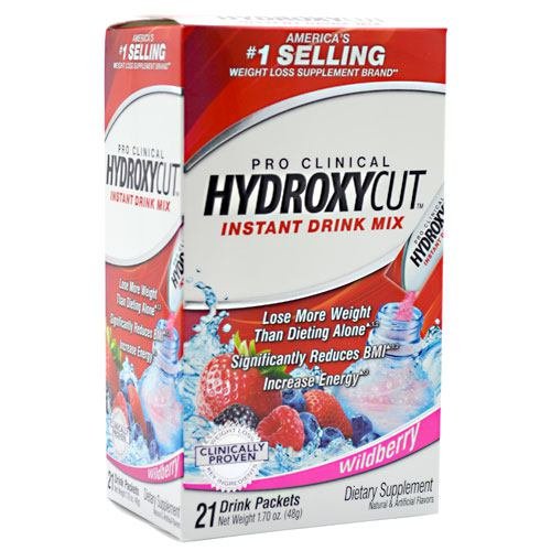 Hydroxycut Advanced bebida mezcla de frutas del bosque - Pk 21, Pack 2