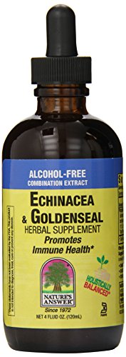 Respuesta sin Alcohol Echinacea y Goldenseal, 4 onzas de la naturaleza