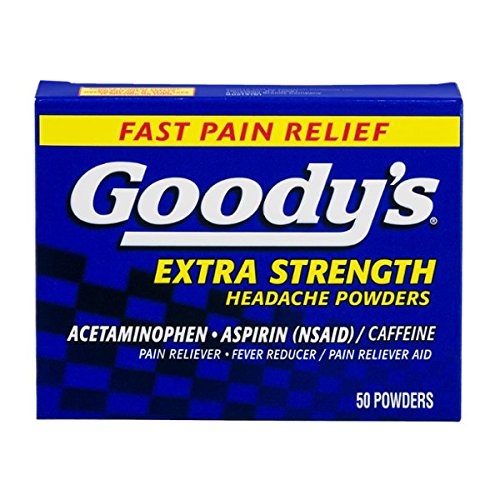 Goody de fuerza Extra polvos de dolor de cabeza, cuenta 50