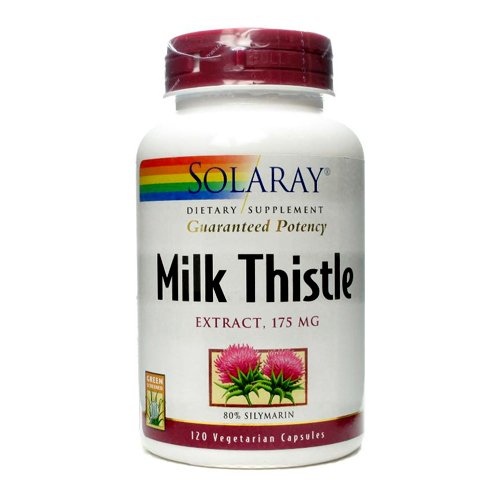 Solaray - Extracto de cardo de leche, 175 mg, 120 cápsulas
