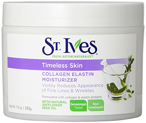 St. Ives piel atemporal colágeno elastina crema hidratante Facial 10 Oz (2 Pack)