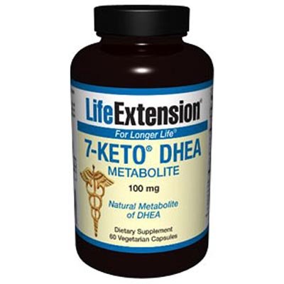Metabolito de la DHEA 7-Keto 100 mg, 60 cápsulas vegetarianas