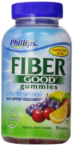 Phillips fibra gomitas, cuenta 90