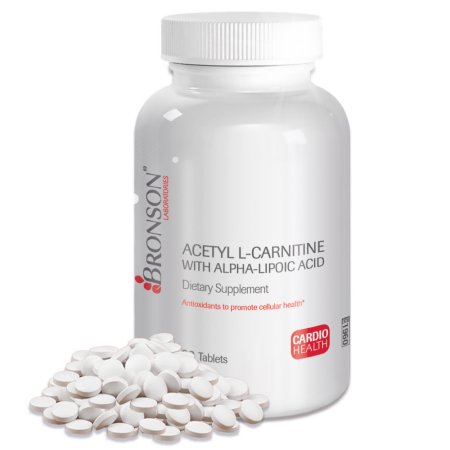 Bronson Acetil L-carnitina 500 mg con alfa-lipoico 200 mg - 60 comprimidos