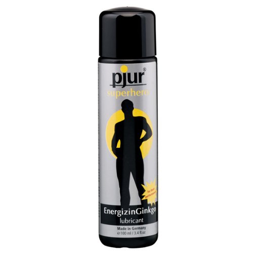 Pjur - Superhero Energizinginkgo lubricante 100 Ml es un lubricante Premium a base de agua diseñado especialmente para los hombres