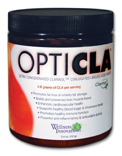 Botella de 151 gramos OptiCLA - Ultra concentrado ClarinolTM ácido linoleico conjugado,