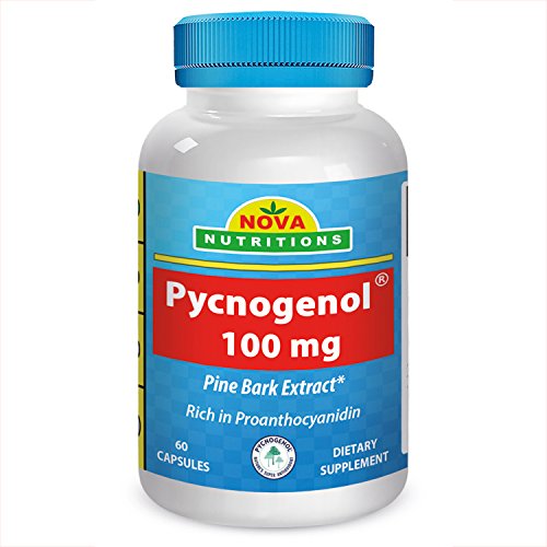 El Pycnogenol 100 mg 60 cápsulas por Nova nutriciones