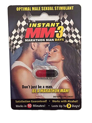 Marathon Man 100% Natural rendimiento Sexual masculino mejora píldora (1 paquete)