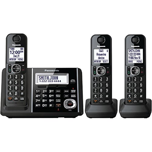 Teléfono de fijo 3-auricular Dect Panasonic KXTGF343B