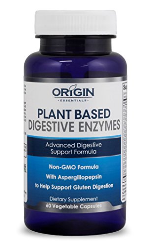 Esenciales: Digestivo enzimas - apoya la digestión del Gluten y varios grupos de alimentos - ayuda en la reducción de gases, meteorismo, estreñimiento - planta basado, no-GMO y suplemento vegetariano