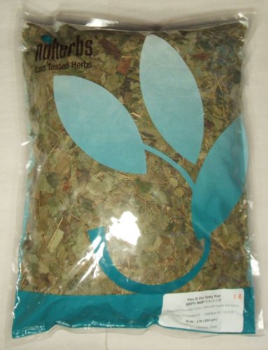 Horny Goat Weed, orgánico / Ji Yin Yang Huo / Epimedium, hierbas a granel de 1lb