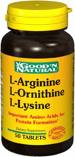 Buena ' Natural - n L-arginina L-ornitina L-lisina - 50 tabletas