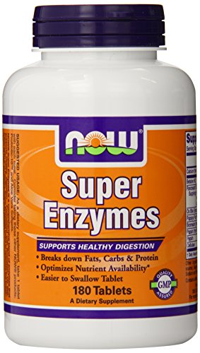 AHORA alimentos Super enzimas, 180 comprimidos