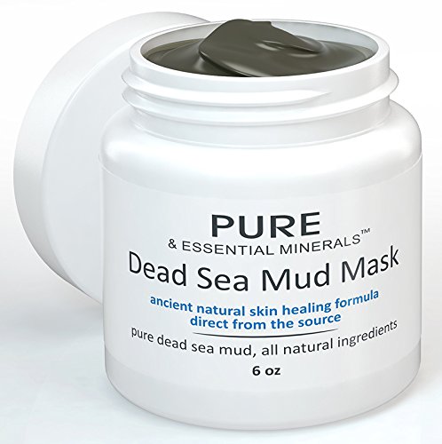 MEJOR Máscara Facial del fango del mar muerto + EBOOK gratis - limpieza de acné y poros reduciendo Anti envejecimiento mascarilla para claro, piel radiante - 6 oz