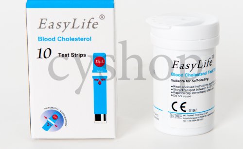 EasyLife colesterol tiras (10 unidades/vial)