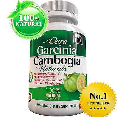 Pure Garcinia Cambogia Extract 80% HCA Weight Loss Diet Pills - Belly Fat Burner