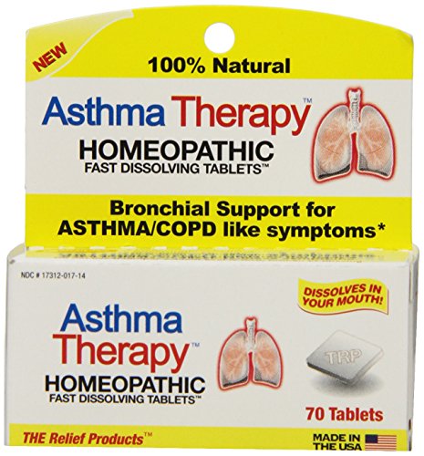 El alivio productos asma tratamiento tabletas de disolución rápida, cuenta 70