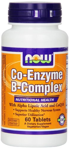 Ahora alimentos coenzima del complejo B, tabletas, 60-Conde