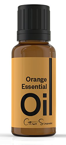 Aceite esencial de naranja Cielune - 100% puro, Natural frío presionado - grado terapéutico - Ideal para aromaterapia - utilizado como antiinflamatorio, antiséptico, antidepresivo, afrodisíaco, diurético, sedante, insecticida - remedio Natural para mejora