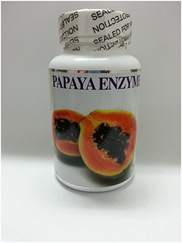 Enzima de papaya 60 comprimidos apoyo digestivo digestión, estómago agrio
