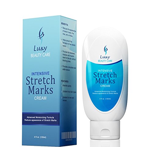 Stretch Mark Cream (4oz) - mejor tratamiento para prevenir y reducir estrías - intensivo hidratante e hidratante fórmula con ingredientes naturales - usado durante el embarazo & después de parto - para las mujeres y los hombres