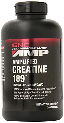 GNC Pro Performance AMP Amplified suplemento creatina 189, cuenta 240