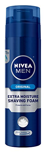 NIVEA MEN humedad Extra piel protector espuma de afeitar, 8,7 oz botella (paquete de 3)