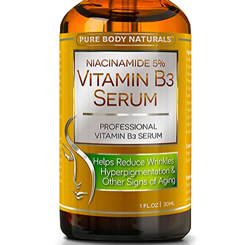 Niacinamida vitamina B3 crema suero 5% - 1 Oz - visiblemente cierra los poros, reduce las arrugas, aumenta la de colágeno, una hidratación Superior para promover una piel visiblemente más joven