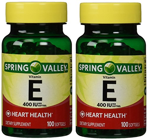 Spring Valley - vitamina E 400 IU, 200 cápsulas, Twin Pack