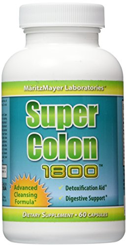 Super Colon 1800 Max fuerza peso pérdida Detox limpieza Natural con fruta de Acai e hinojo Seeds1 botella 60 cápsulas por la botella