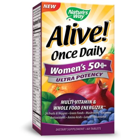 Nature's Way ¡Viva- Una vez 50- Ultra potencia multi-vitamina tabletas diario de la Mujer - 60 CT