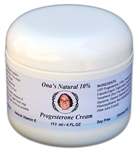 Crema 10% progesterona Natural Super concentrada - tarro de 4 Oz
