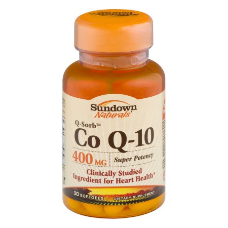 Sundown Naturals Q-Sorb Co Q-10 Cápsulas Blandas suplemento dietético 400 mg 30 conteo