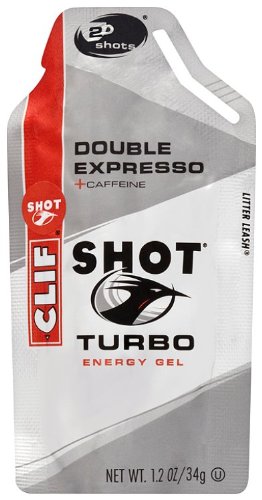 CLIFBAR Clif Shot tiro Gel Expresso doble Turbo, 24pk