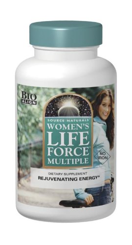 Vida de la mujer de Source Naturals fuerza múltiples sin hierro, 180 comprimidos