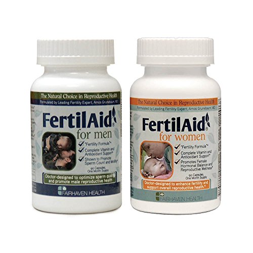 Fertilaid para los hombres y FertilAid para mujeres Combo (suministro de 1 mes)