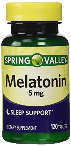 Spring Valley melatonina 5mg Twin Pack (dos botellas de 120ct)