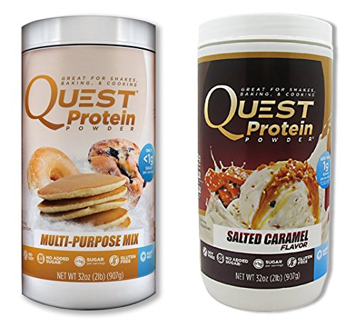 Misión nutrición proteínas polvo Pack 2 - Mix de usos múltiples / sala caramelo - 2 lb.