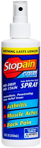 Stopain Regular fuerza dolor alivio Spray, 8 onzas