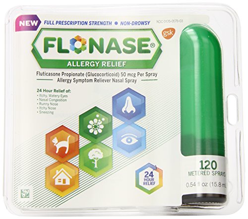 Aerosol Nasal de alivio alergia Flonase, cuenta 120