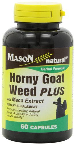 Masón de vitaminas Horny Goat Weed y Masc extracto resultados en 90 minutos, 60-Conde
