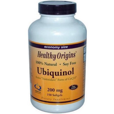 Healthy Origins Ubiquinol, forma Antioxidante activa de CoQ10, 200 mg, 150 CT